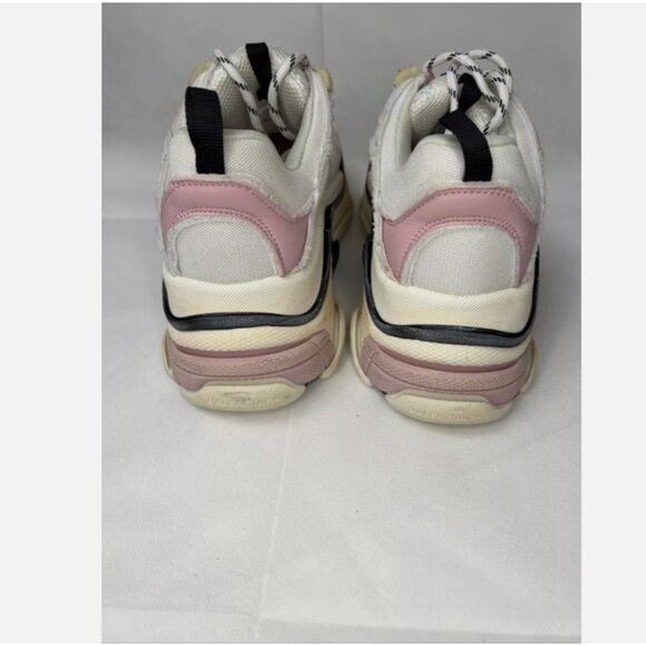 BALENCIAGA TRIPLE S MEN\'S SNEAKERS MESH AND LEATHER SIZE 7 main image 6
